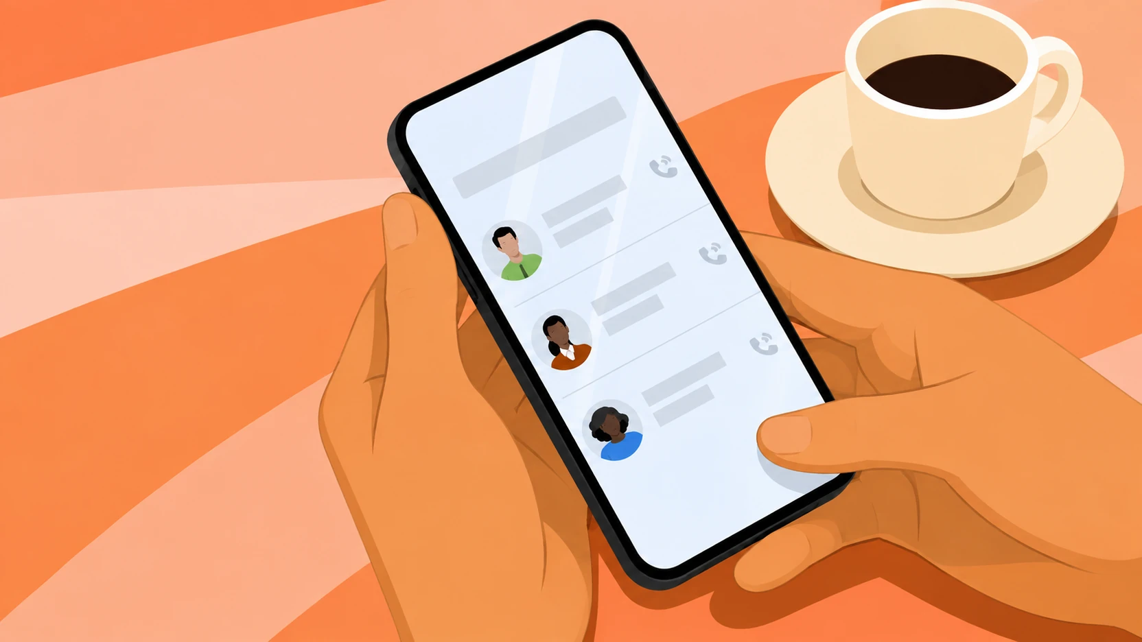 Parcourir les mentors depuis son téléphone